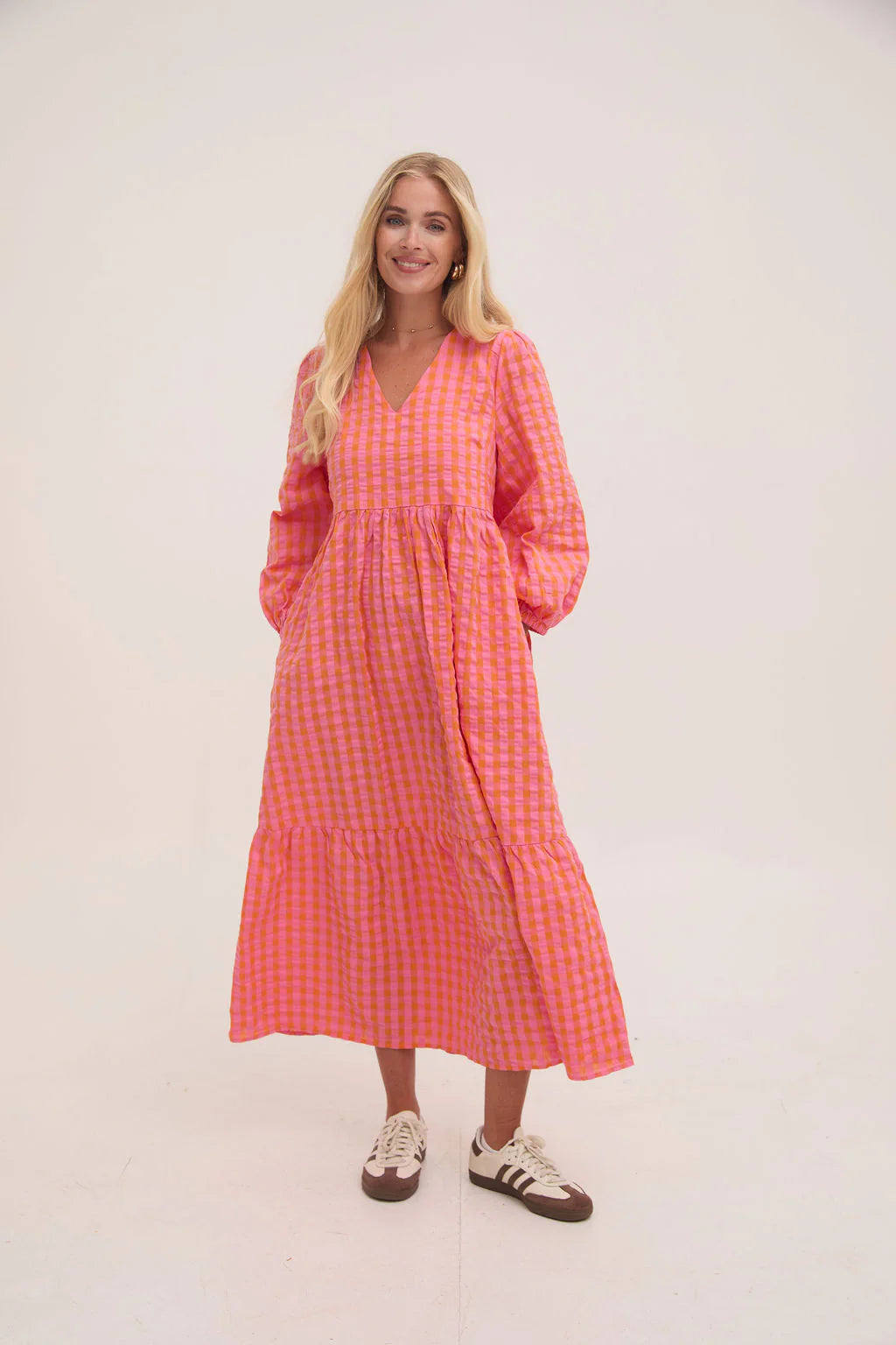 Heliotique Lina Check Dress