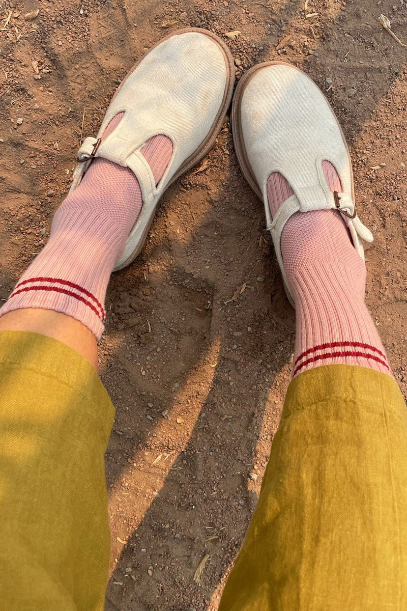 Heliotique | Le Bon Shoppe Boyfriend Socks - Vintage Pink