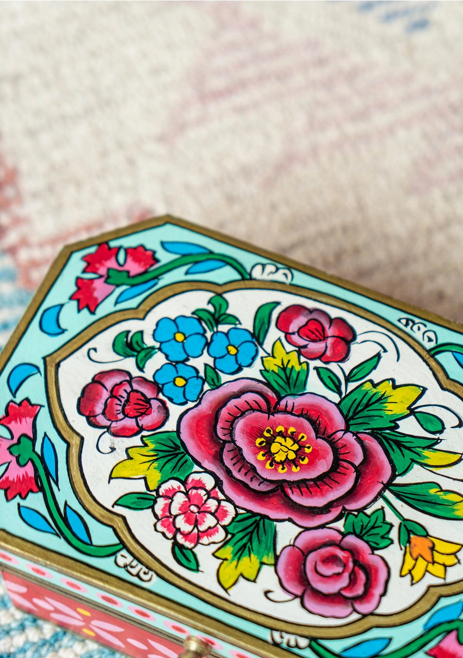 Rikisha Hand Painted Box