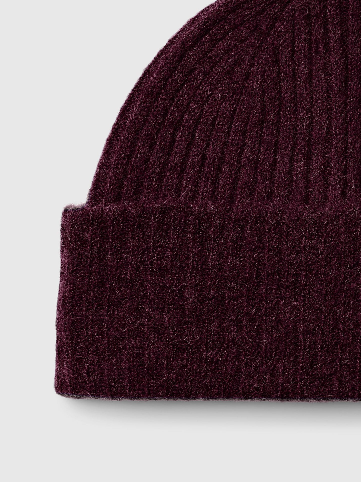 Heliotique | Selected Femme Wool Blend Beanie - Fig