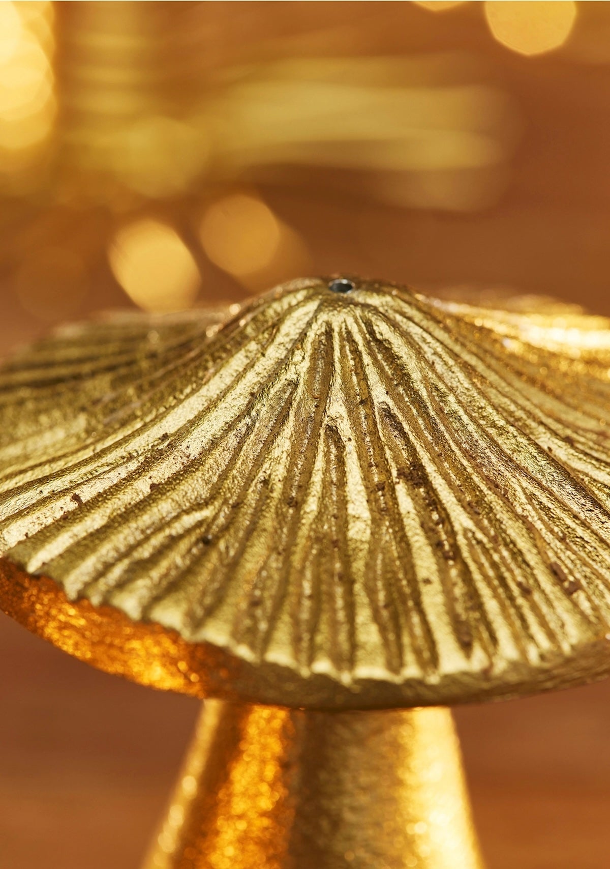 Heliotique Brass Mushroom Incense Holder