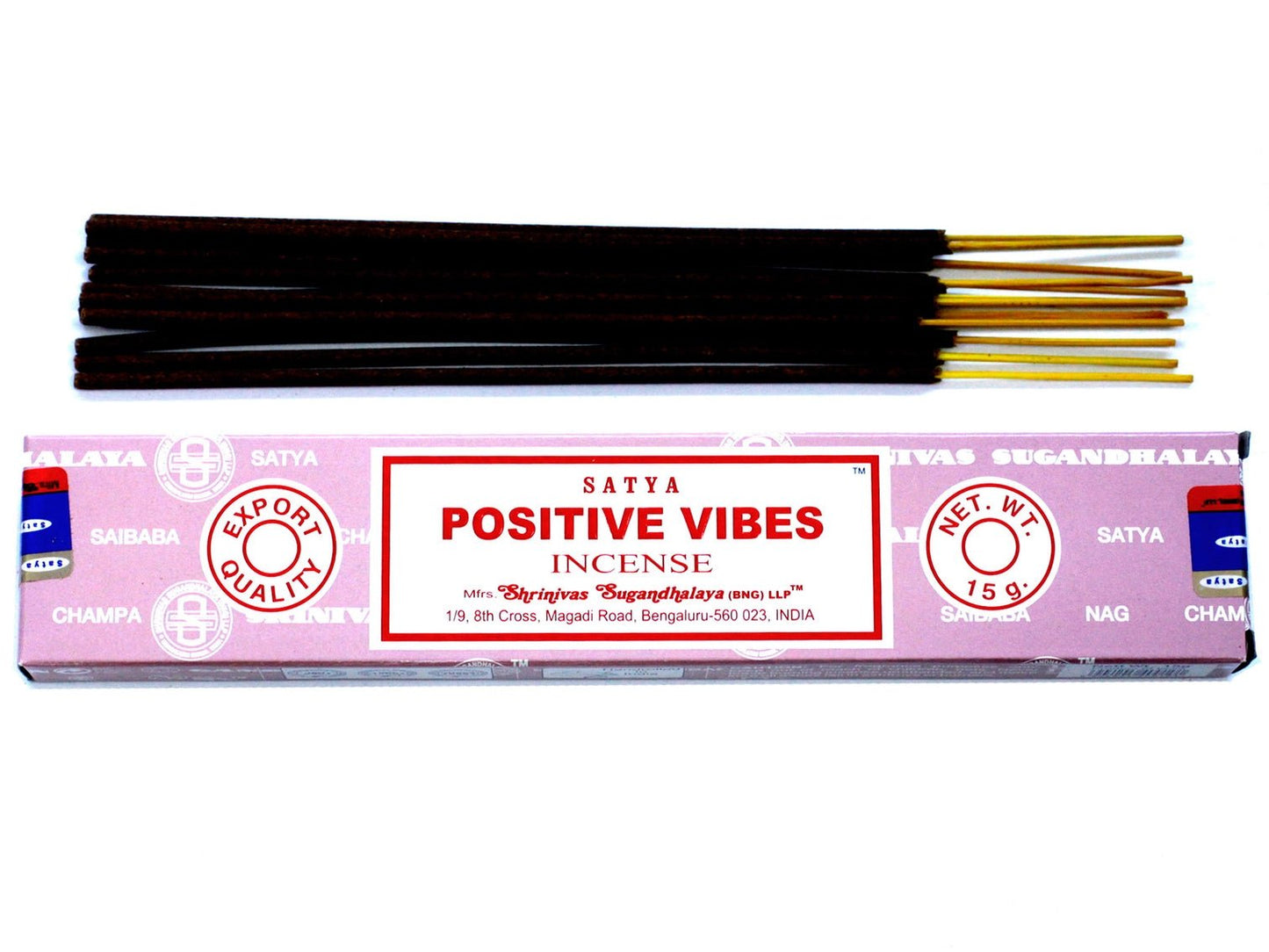 Heliotique Positive Vibes Nag Champa Incense Sticks