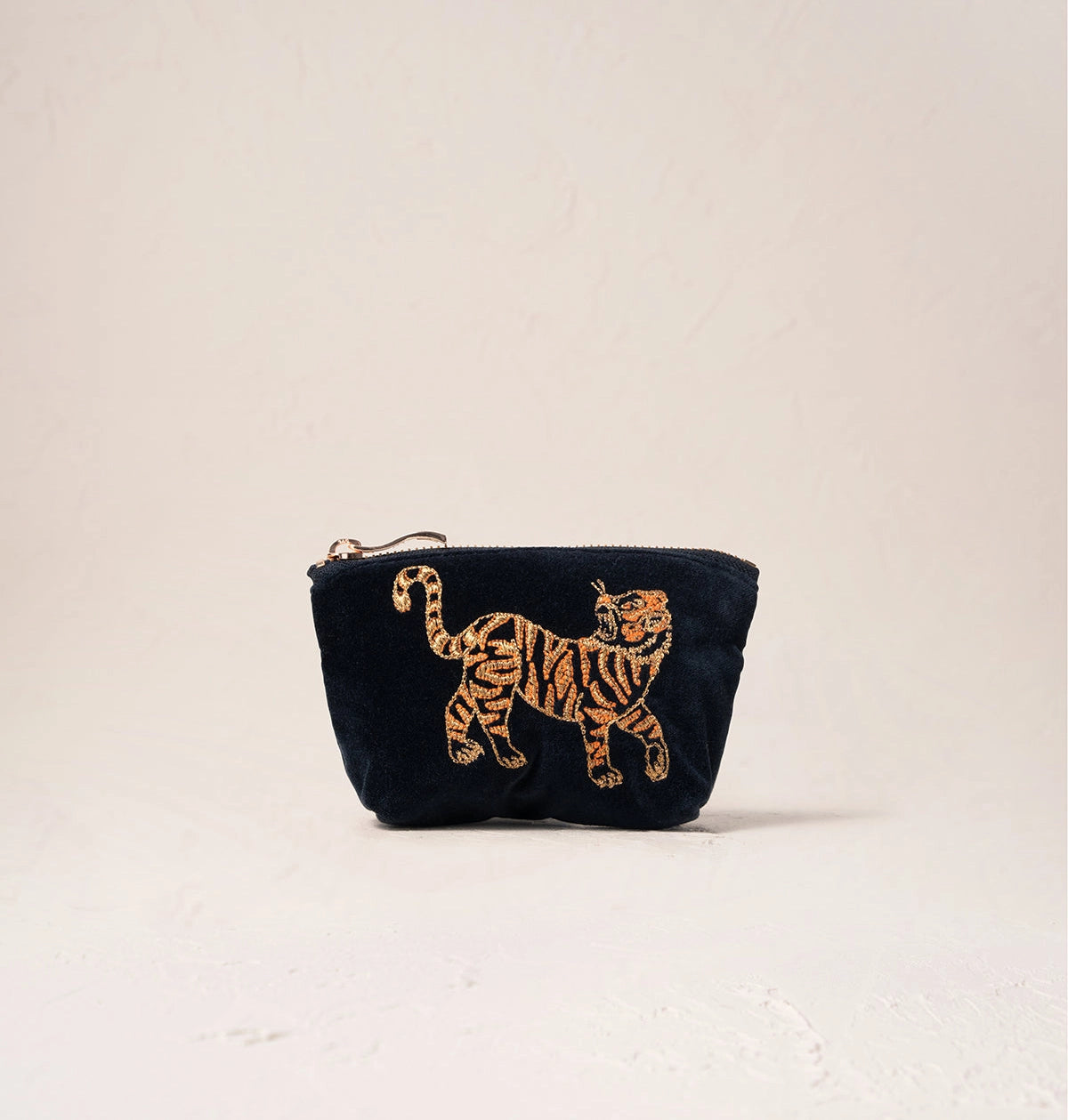 Heliotique Wild Tiger Coin Purse - Black