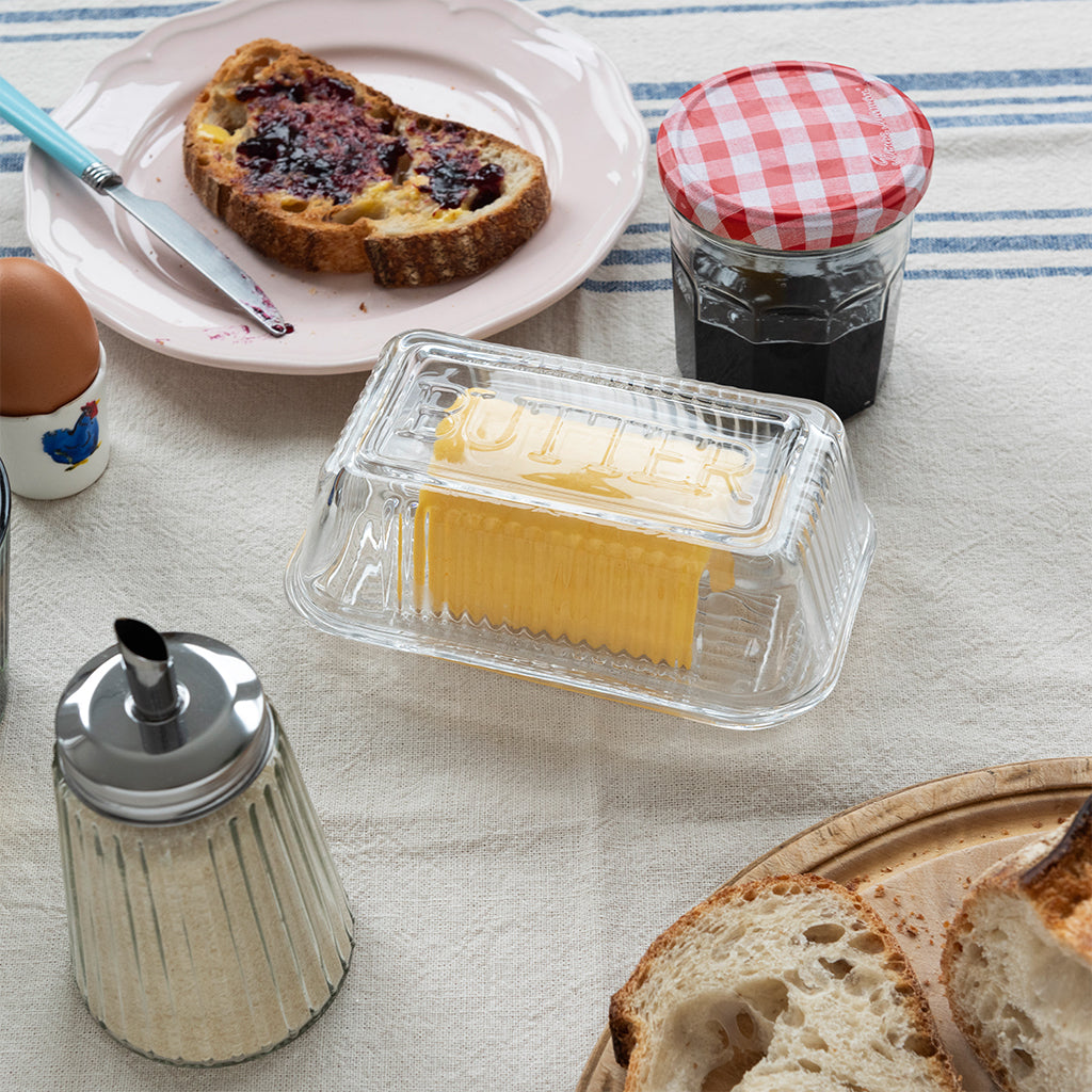 Heliotique | Rex London Retro Glass Butter Dish