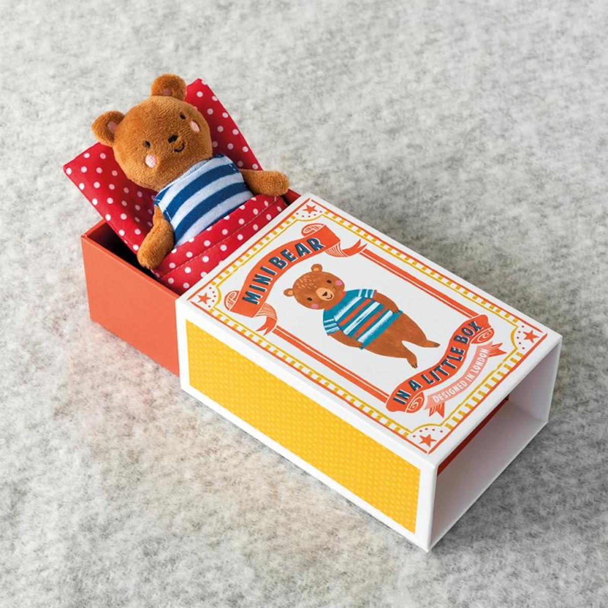 Heliotique Mini Bear In A Little Match Box