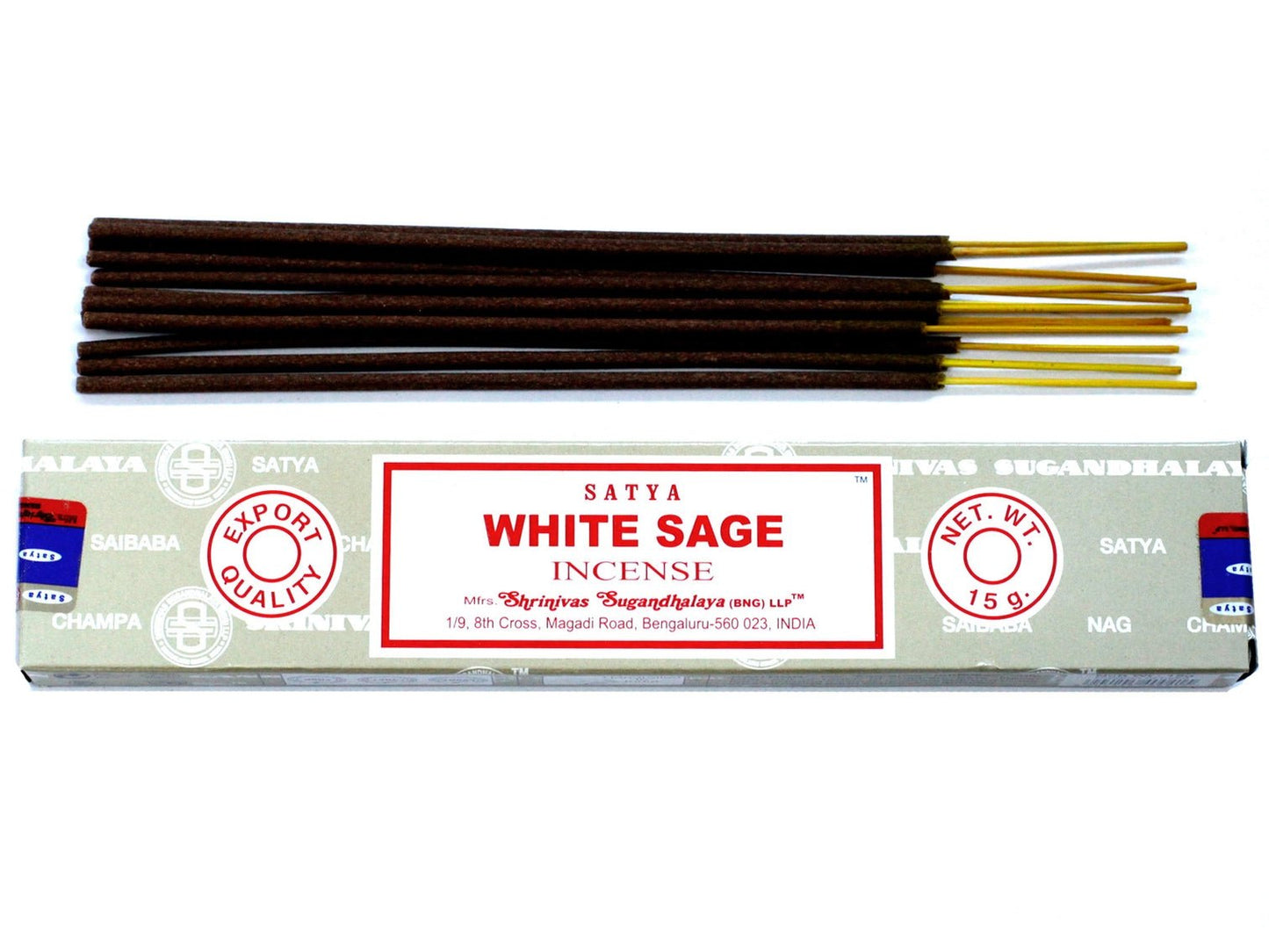 Heliotique White Sage Nag Champa Incense Sticks