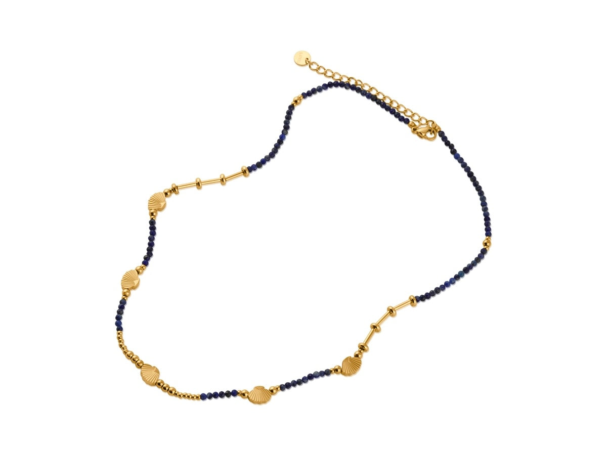 Heliotique Livia Beaded Shell Necklace