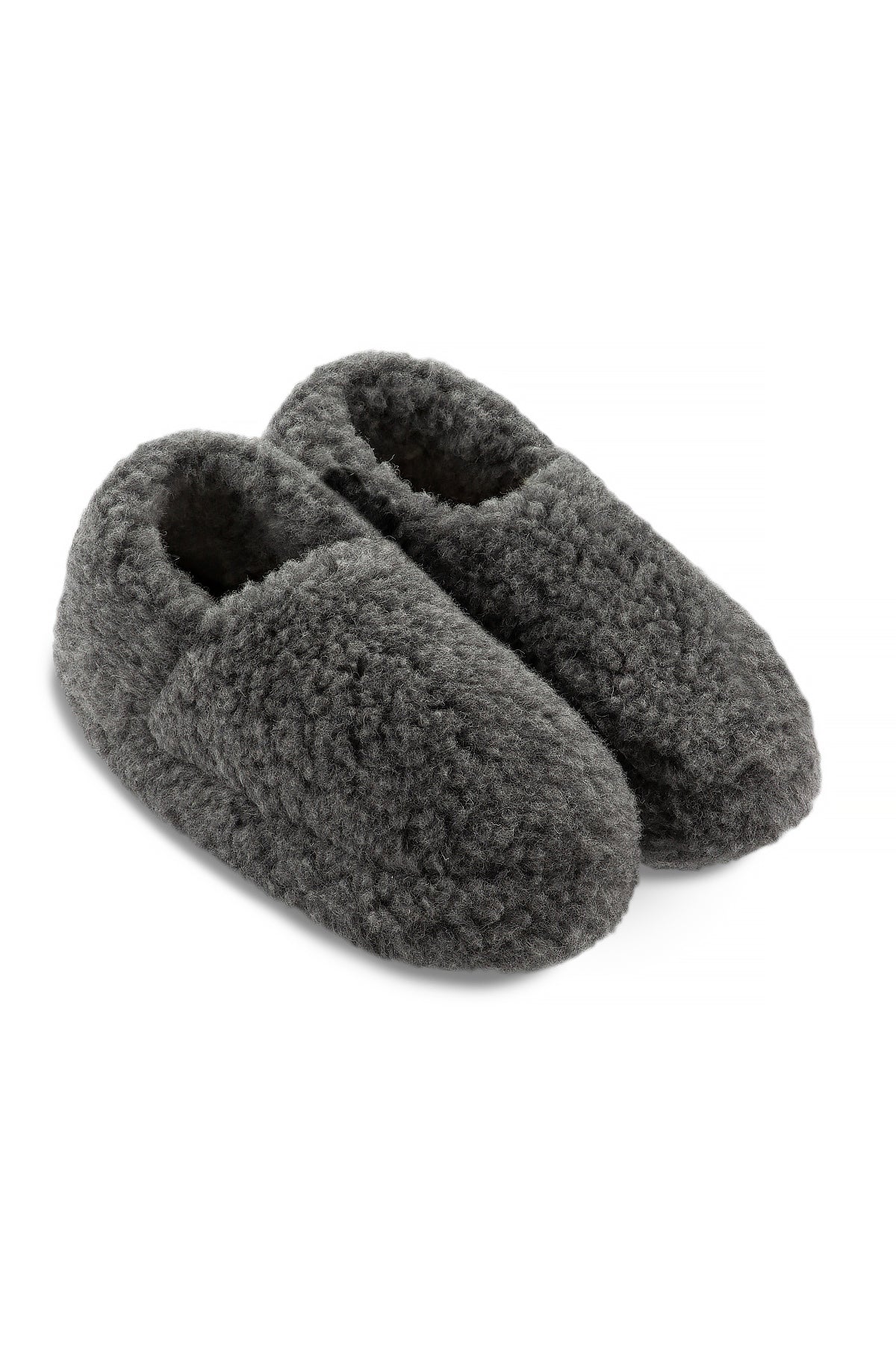 Grey 2025 wool slippers