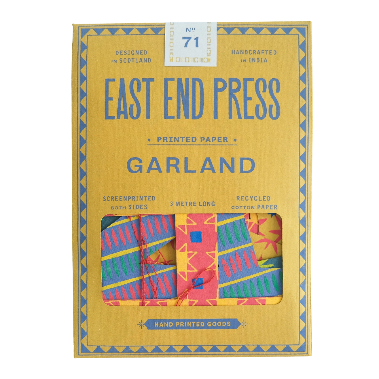 Heliotique Screen Printed Garland - Happy Birthday