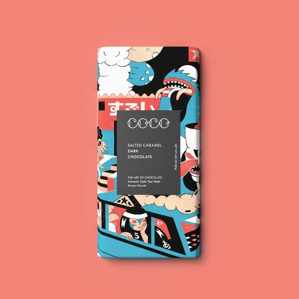 Heliotique | Coco Chocolatier Salted Caramel Dark Chocolate