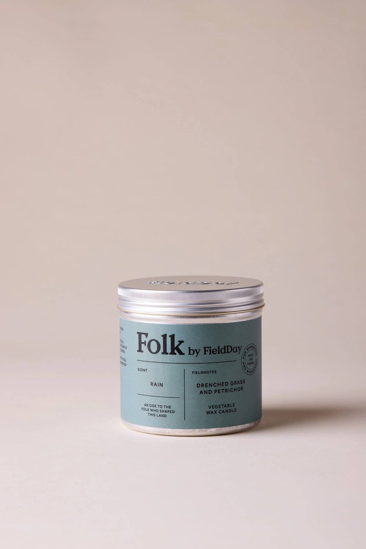 Heliotique Folk Tin Candle - Rain