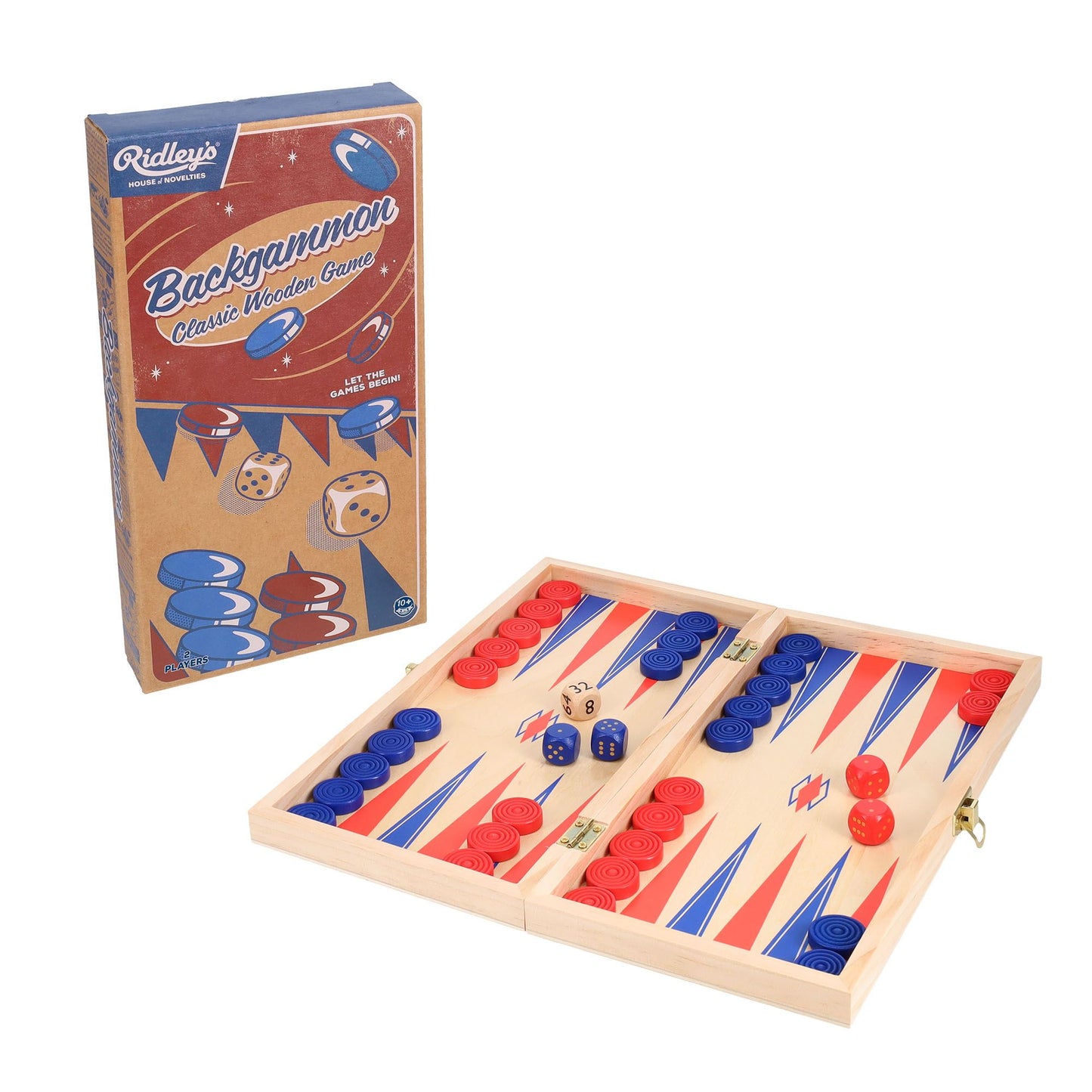 Heliotique | Classic Wooden Backgammon Game