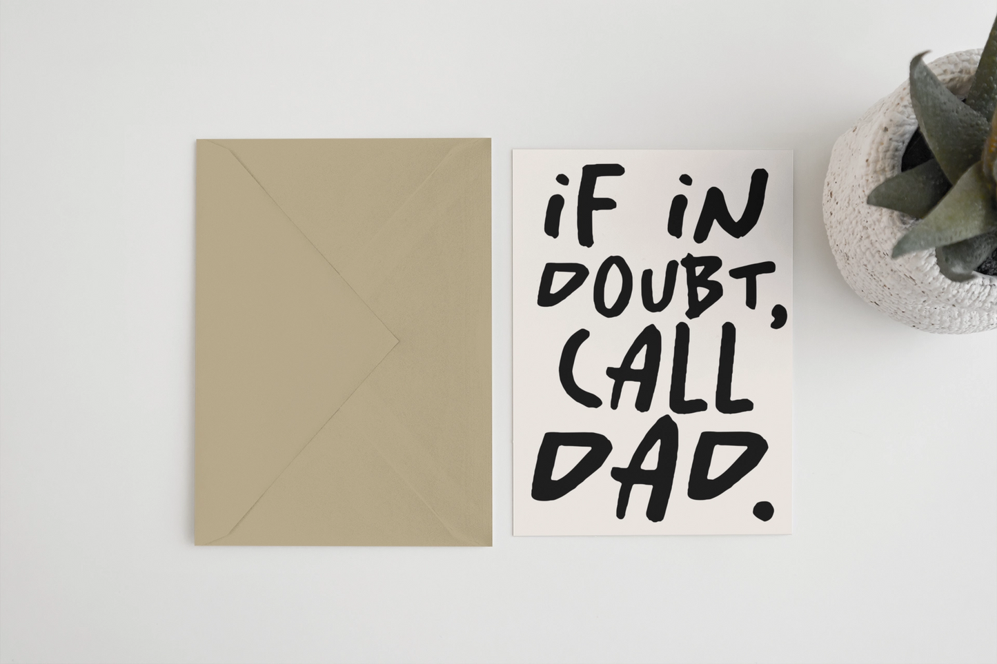 Heliotique If In Doubt, Call Dad Card