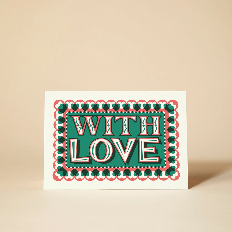 With Love Greeting Card