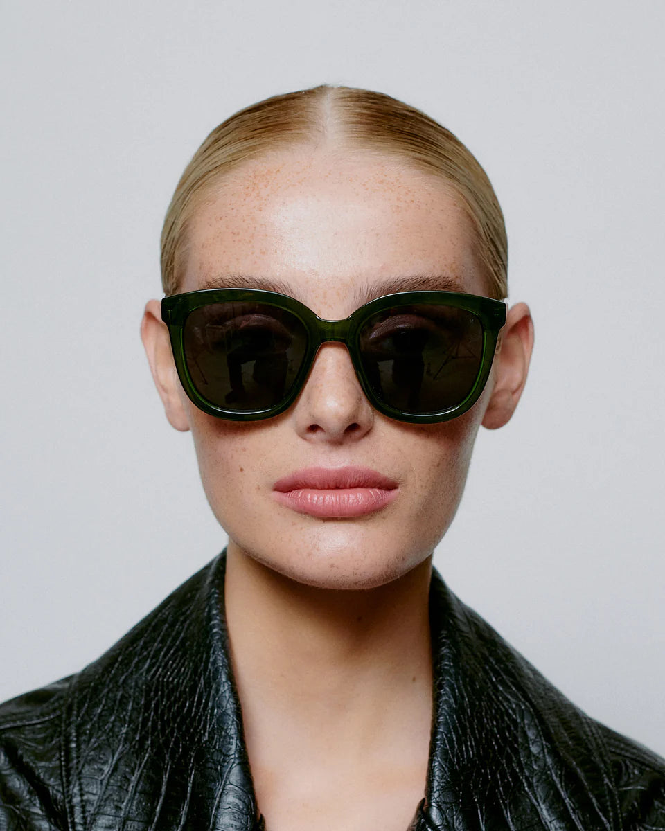 Heliotique | A.Kjaerbede Billy Sunglasses - Dark Green Transparent