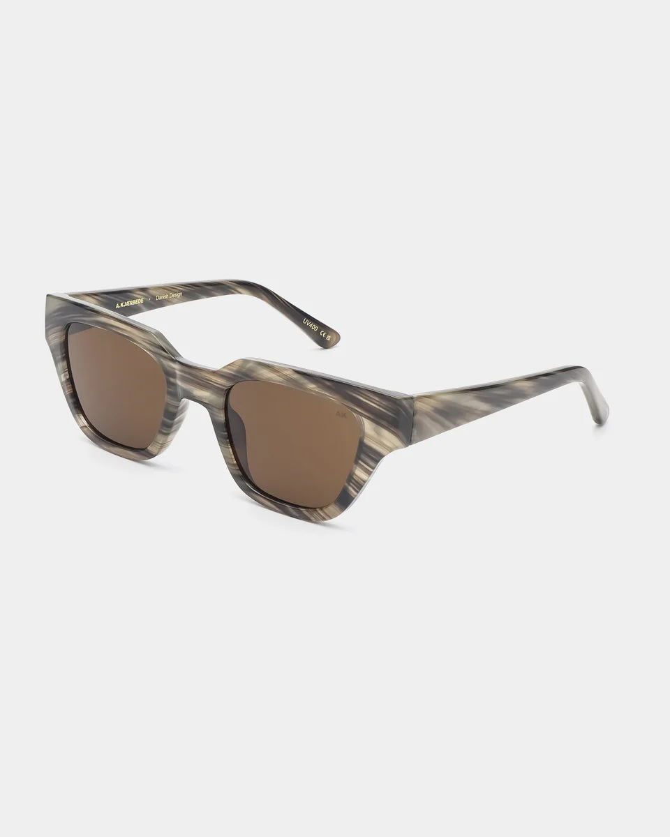 Heliotique Kaws Sunglasses - Striped Horn