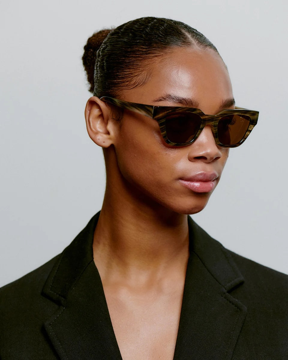 Heliotique Kaws Sunglasses - Striped Horn
