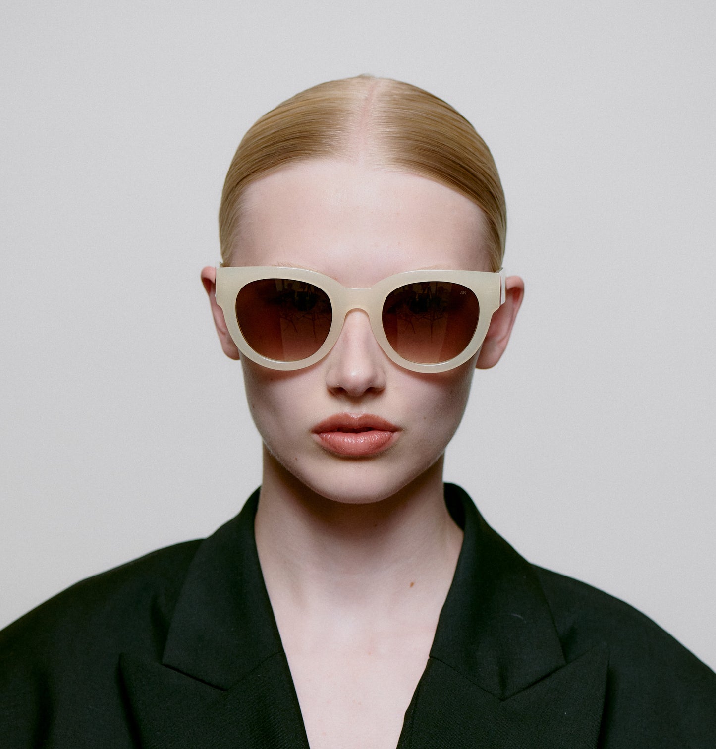 Heliotique | A.Kjaerbede Lilly Sunglasses - Cream Bone
