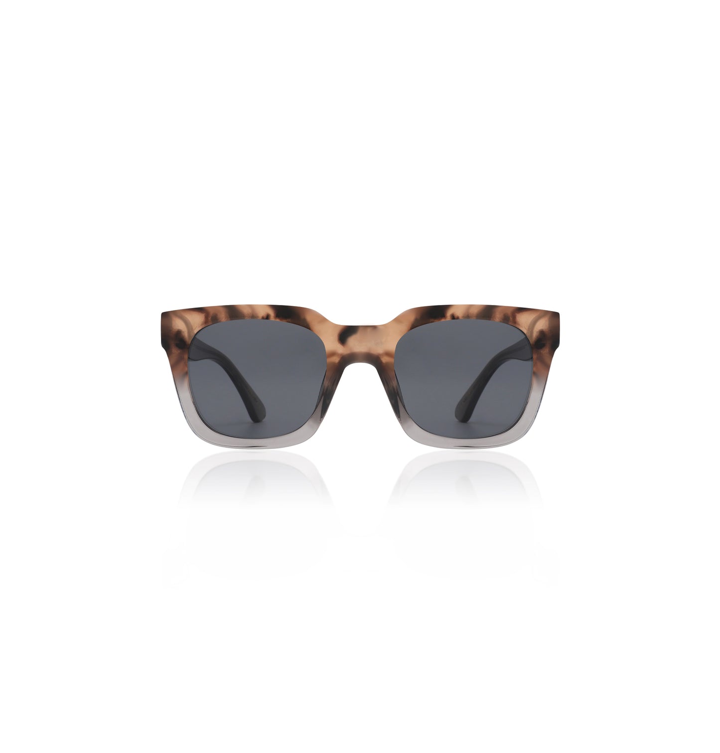 Heliotique Nancy Sunglasses - Coquina / Grey Transparent