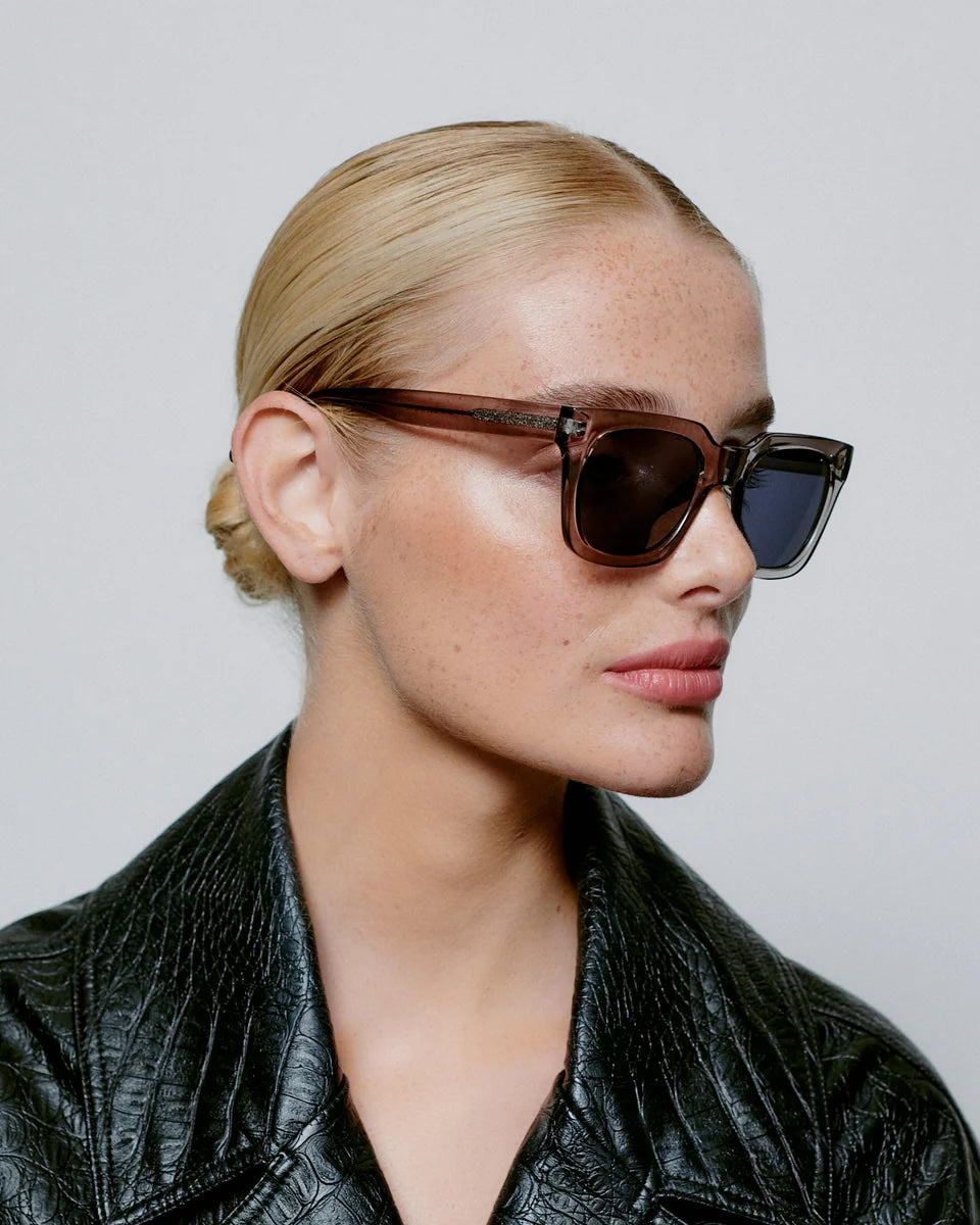 Heliotique Nancy Sunglasses - Grey Transparent
