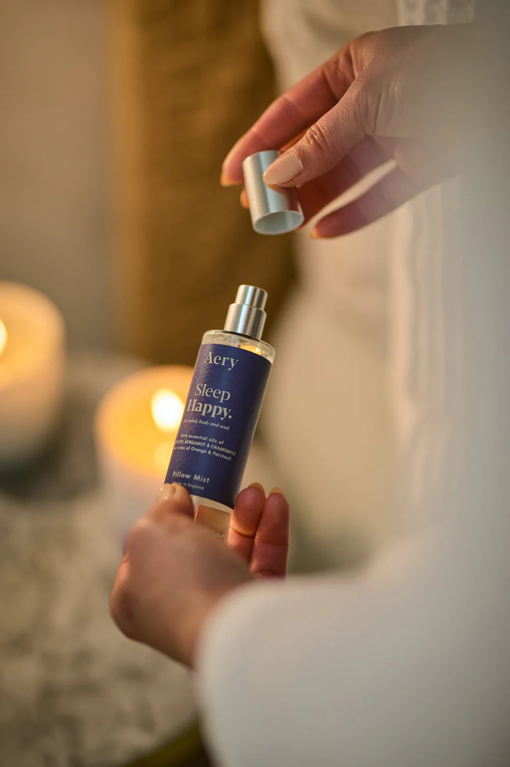 Heliotique Sleep Happy Pillow Mist - Lavender, Bergamot & Chamomile