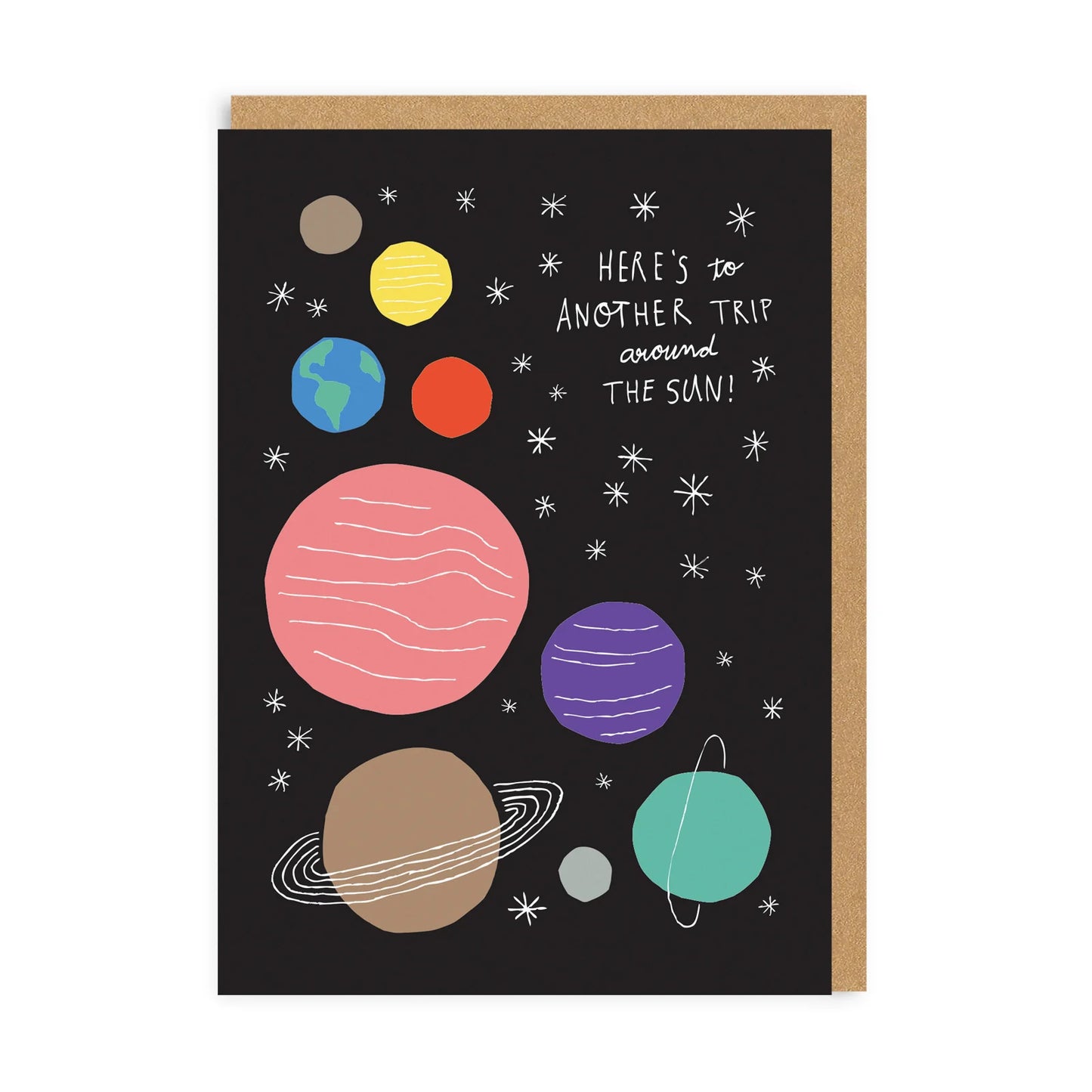 Heliotique | Ohh Deer Around The Sun Birthday Card