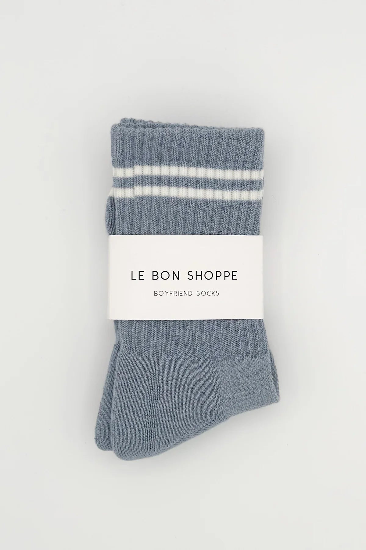 Heliotique | Le Bon Shoppe Boyfriend Socks - Blue Grey