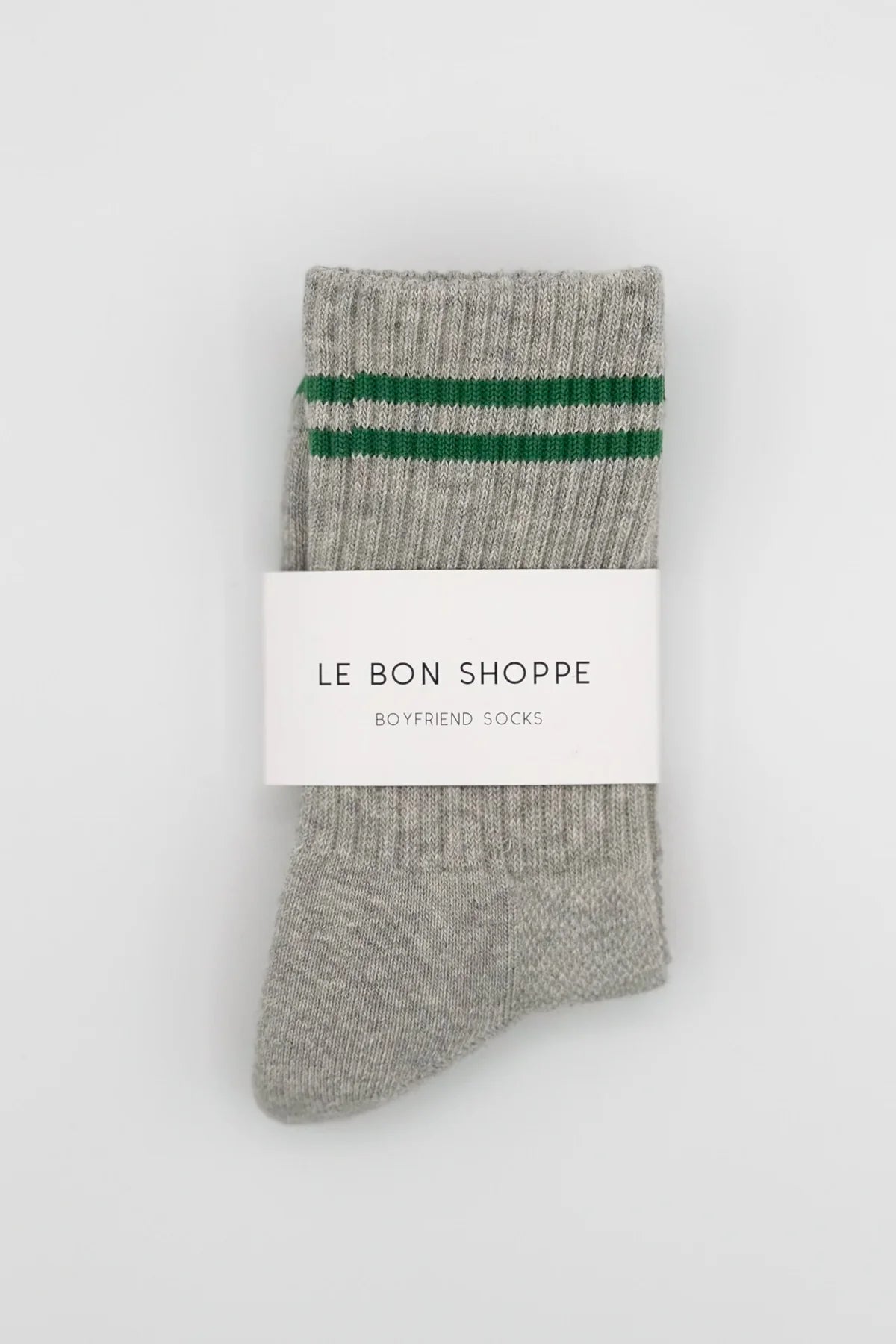 Heliotique | Boyfriend Socks - Light Grey