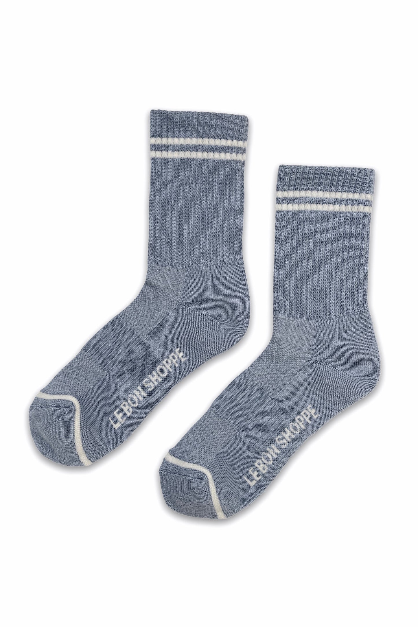 Heliotique | Le Bon Shoppe Boyfriend Socks - Blue Grey