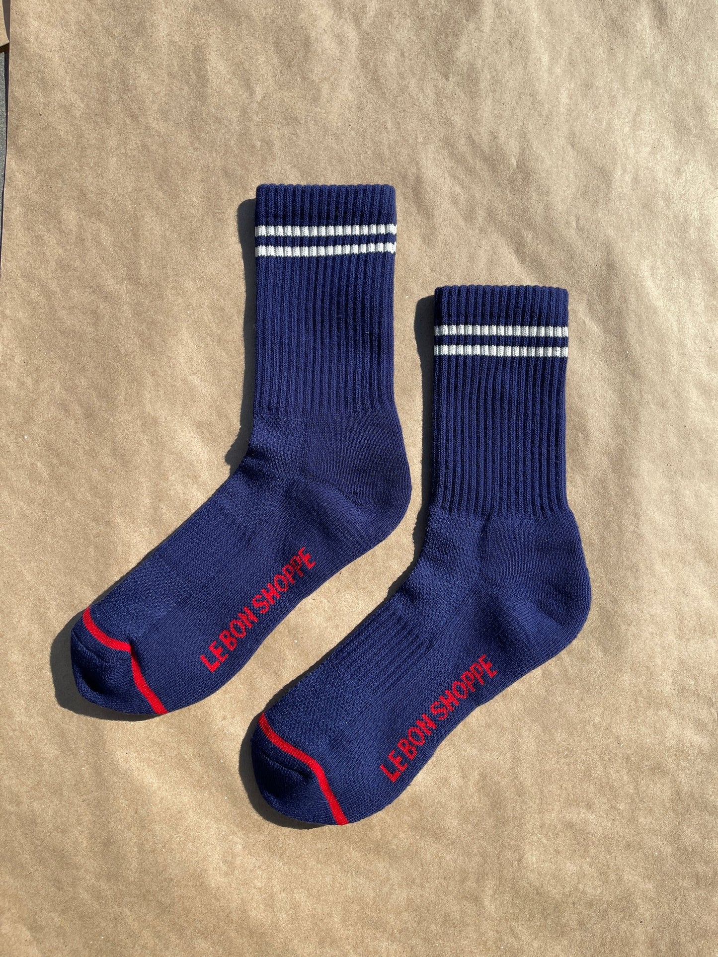 Heliotique | Le Bon Shoppe Boyfriend Socks - Navy