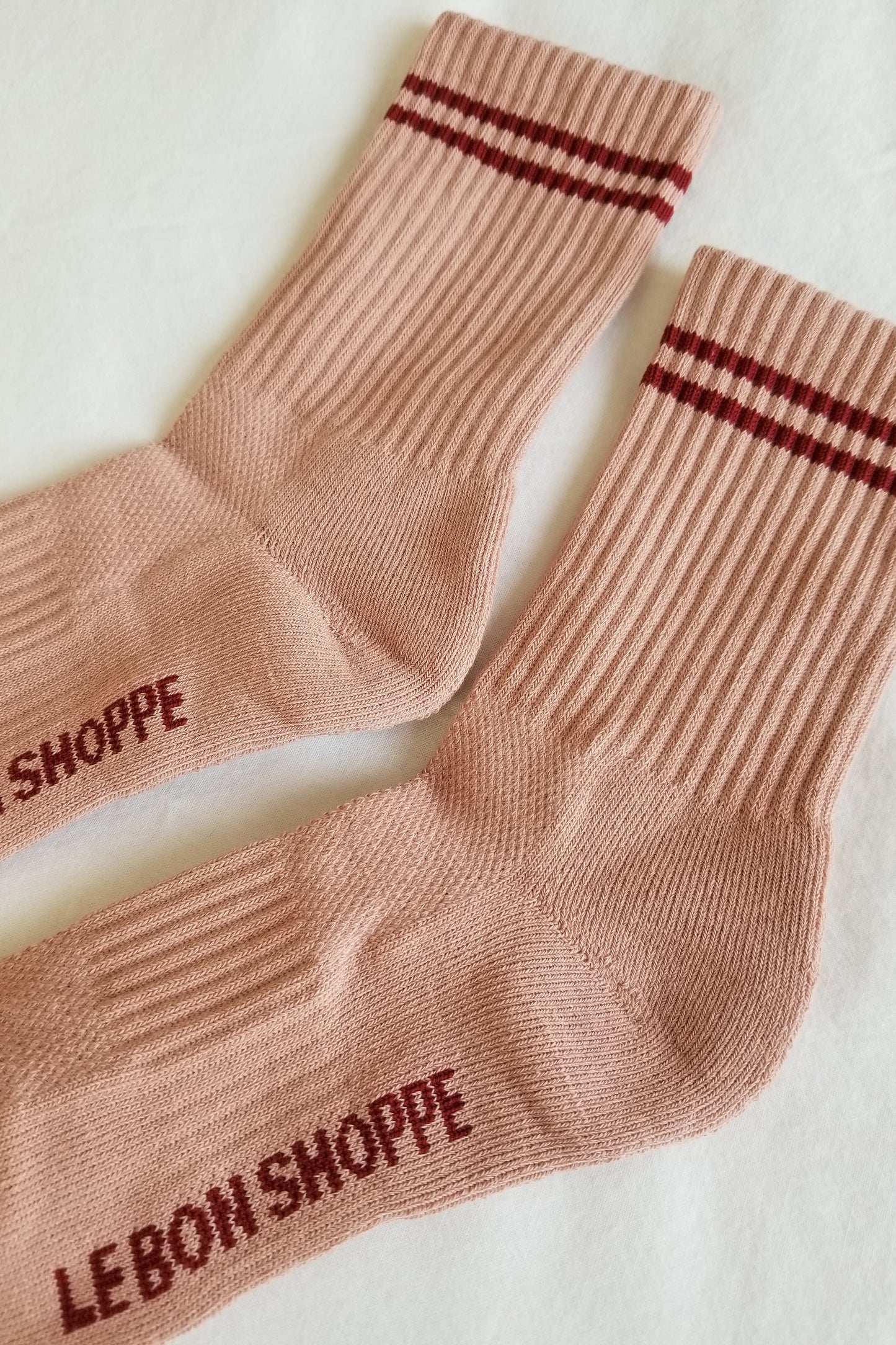 Heliotique | Le Bon Shoppe Boyfriend Socks - Vintage Pink