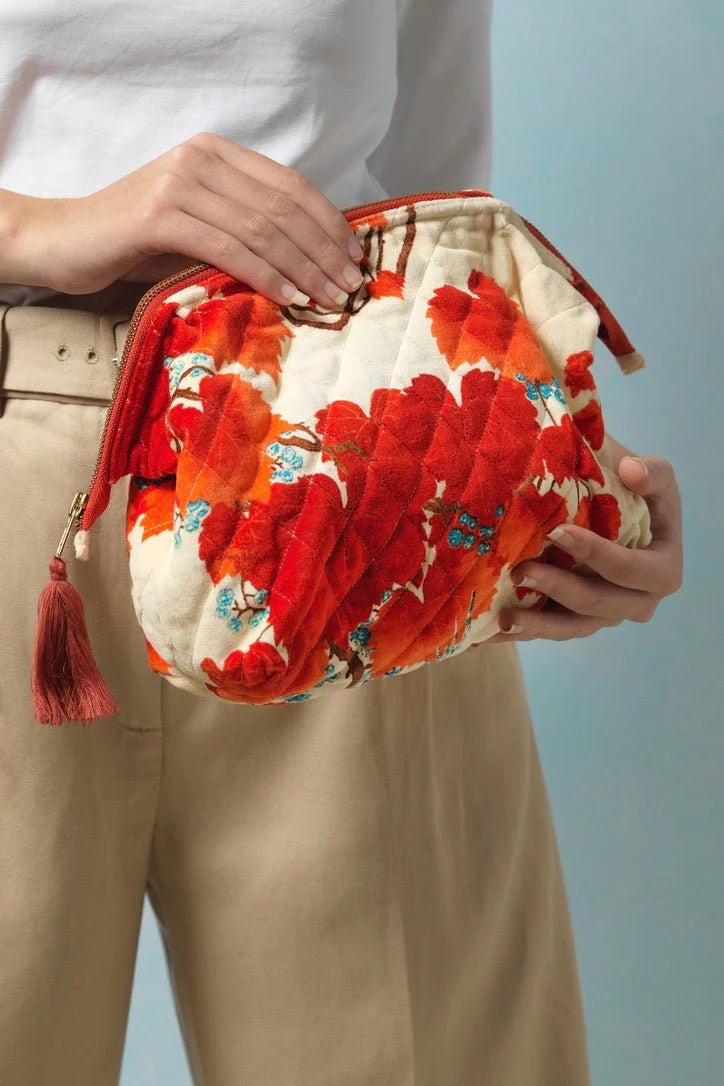 Heliotique | One Hundred Stars Acer Red Velvet Pouch