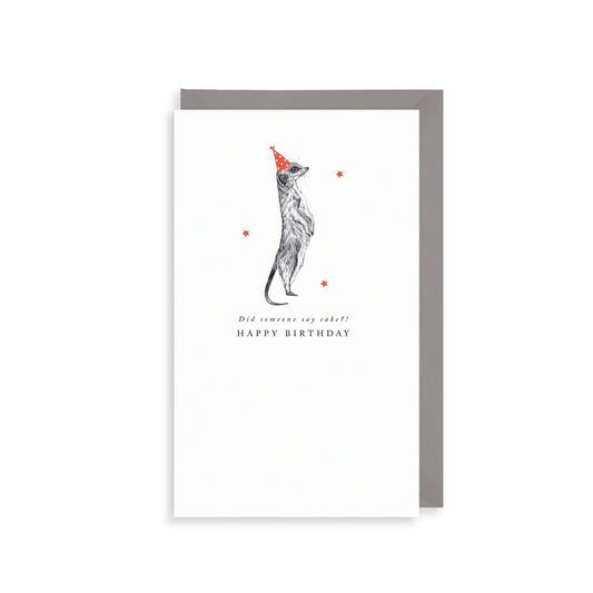 Heliotique | The Art File Happy Birthday Meerkat Card