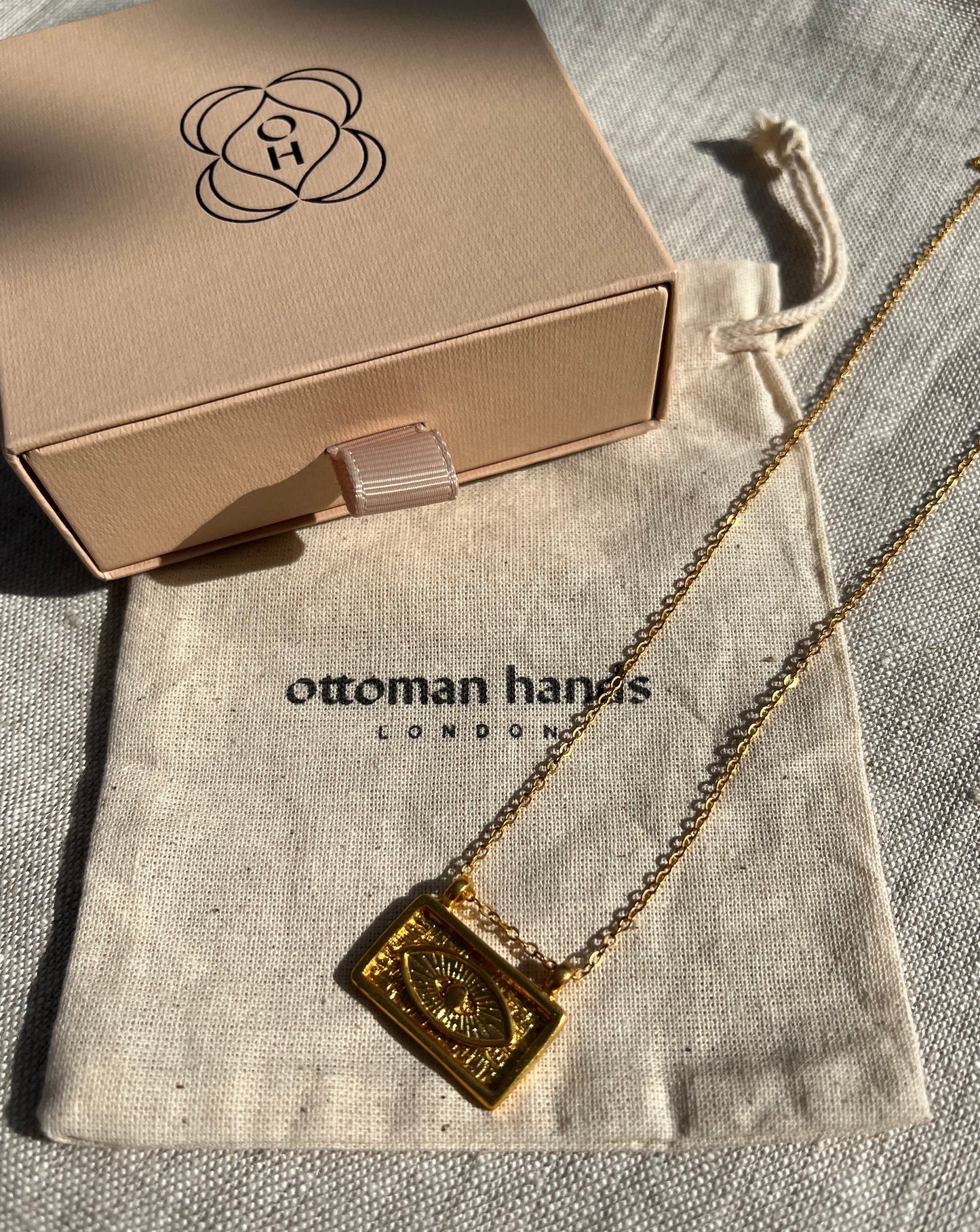 Heliotique Arden Evil Eye Necklace