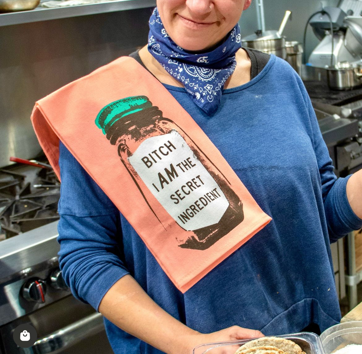 Heliotique | Blue Q Secret Ingredient Tea Towel