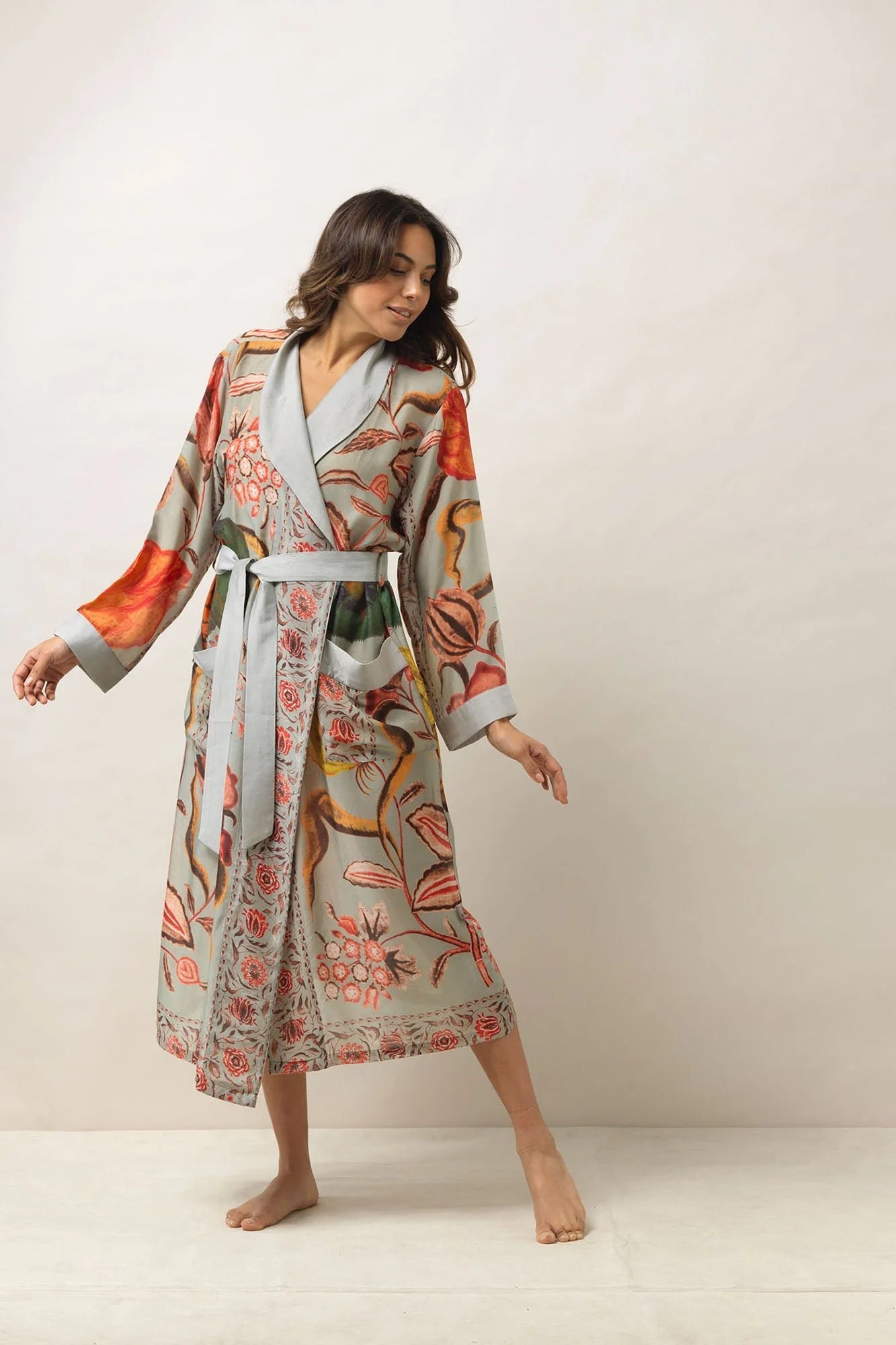 Heliotique Joy Gown - Grey