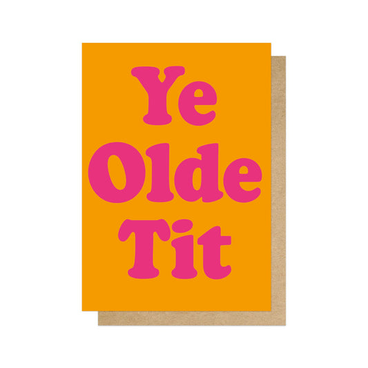 Heliotique Ye Olde Tit Card