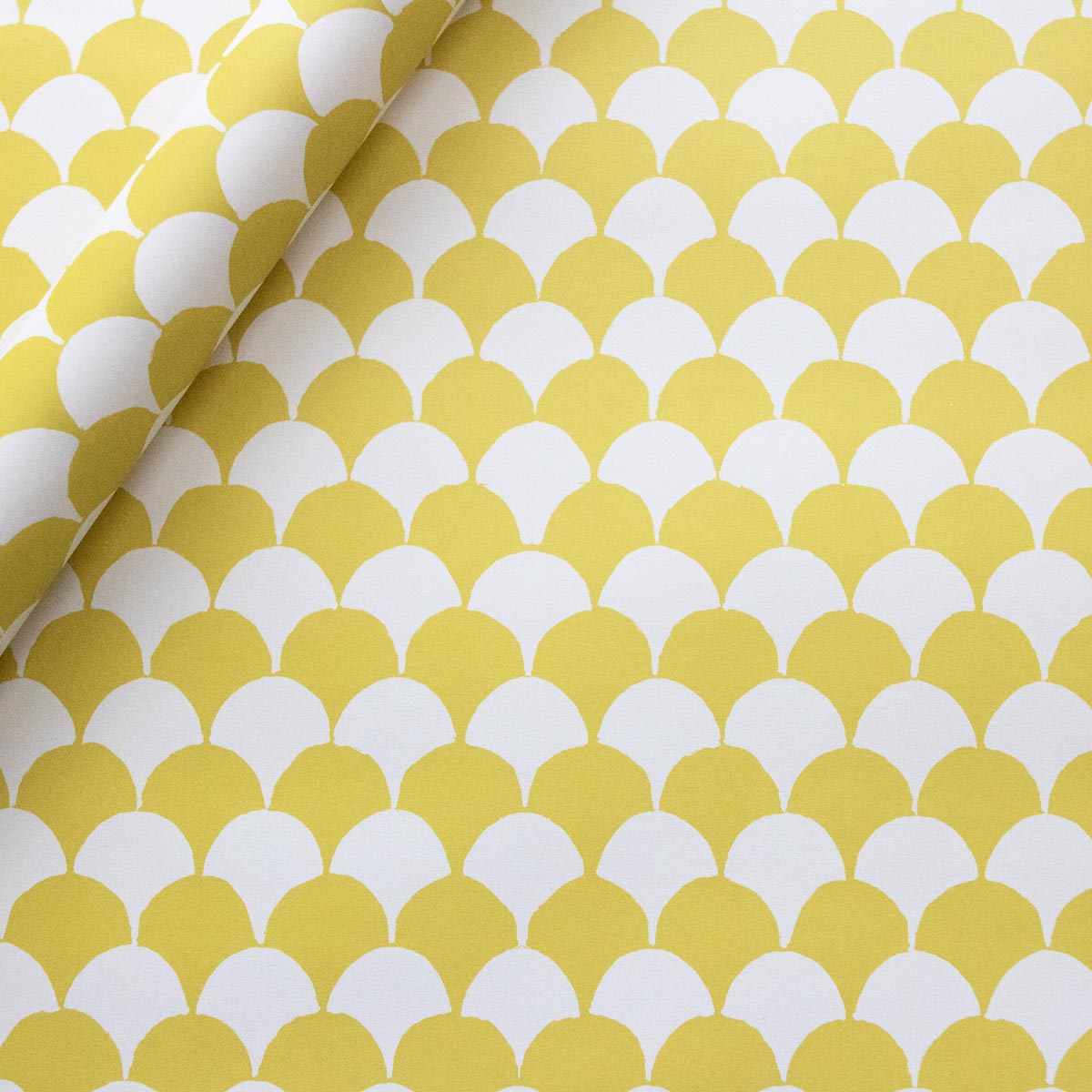 Heliotique | Cambridge Imprint Clamshell Gift Wrap - Acid Yellow