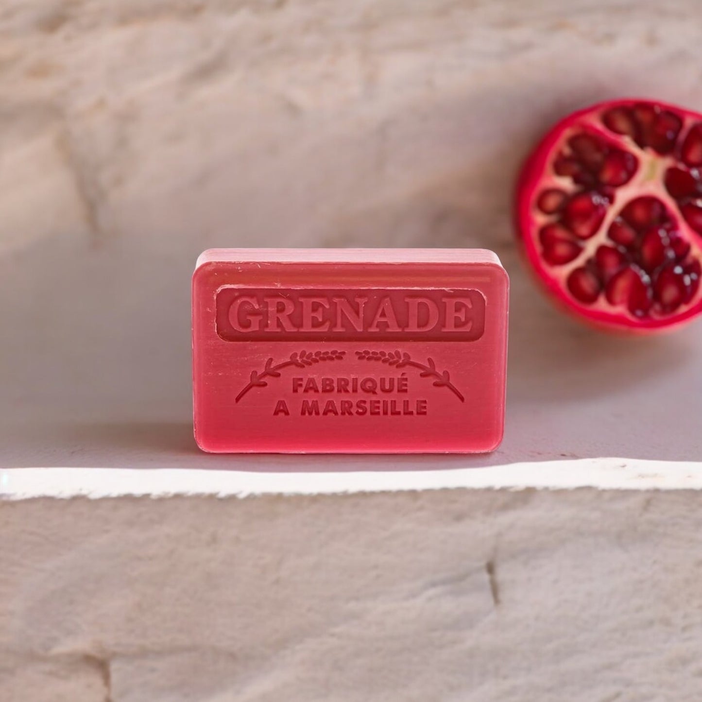 Heliotique Grenade (Pomegranate) French Soap Bar