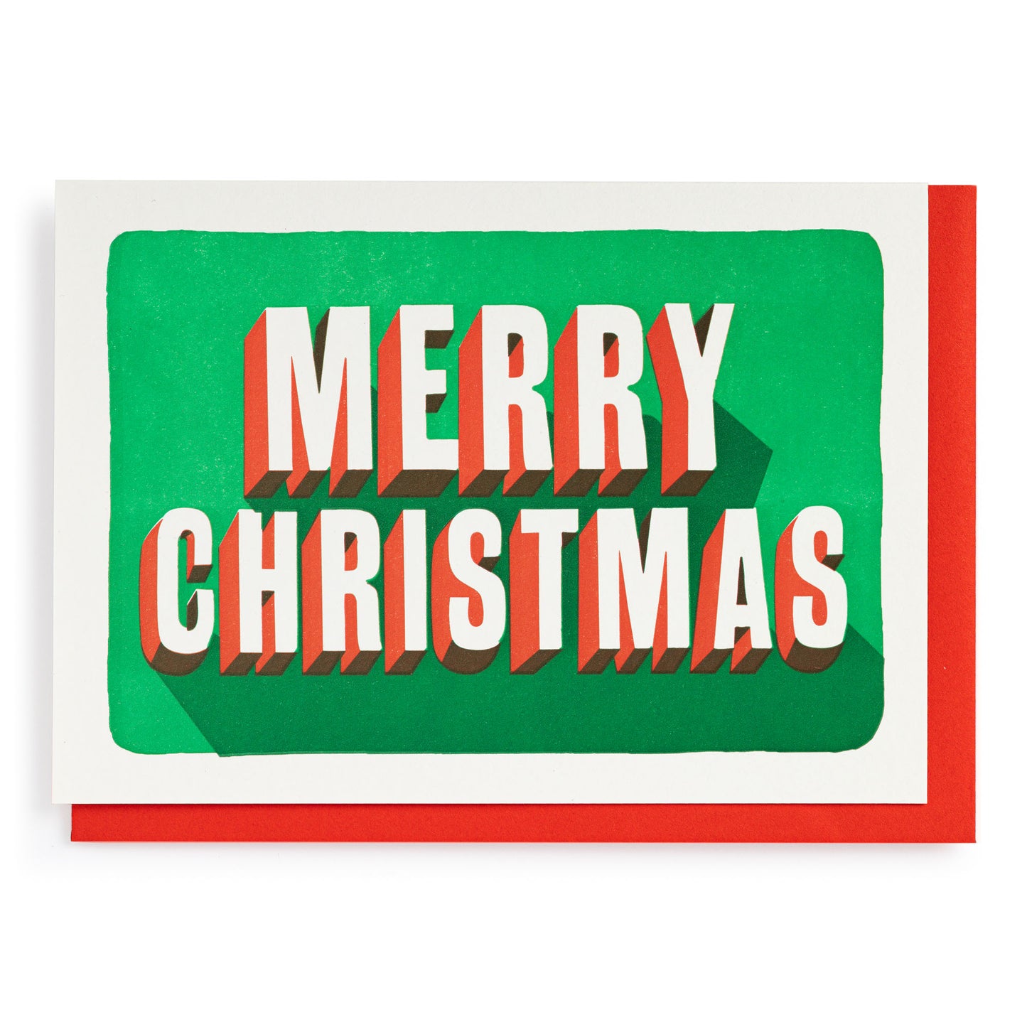 Heliotique Merry Christmas Type Card