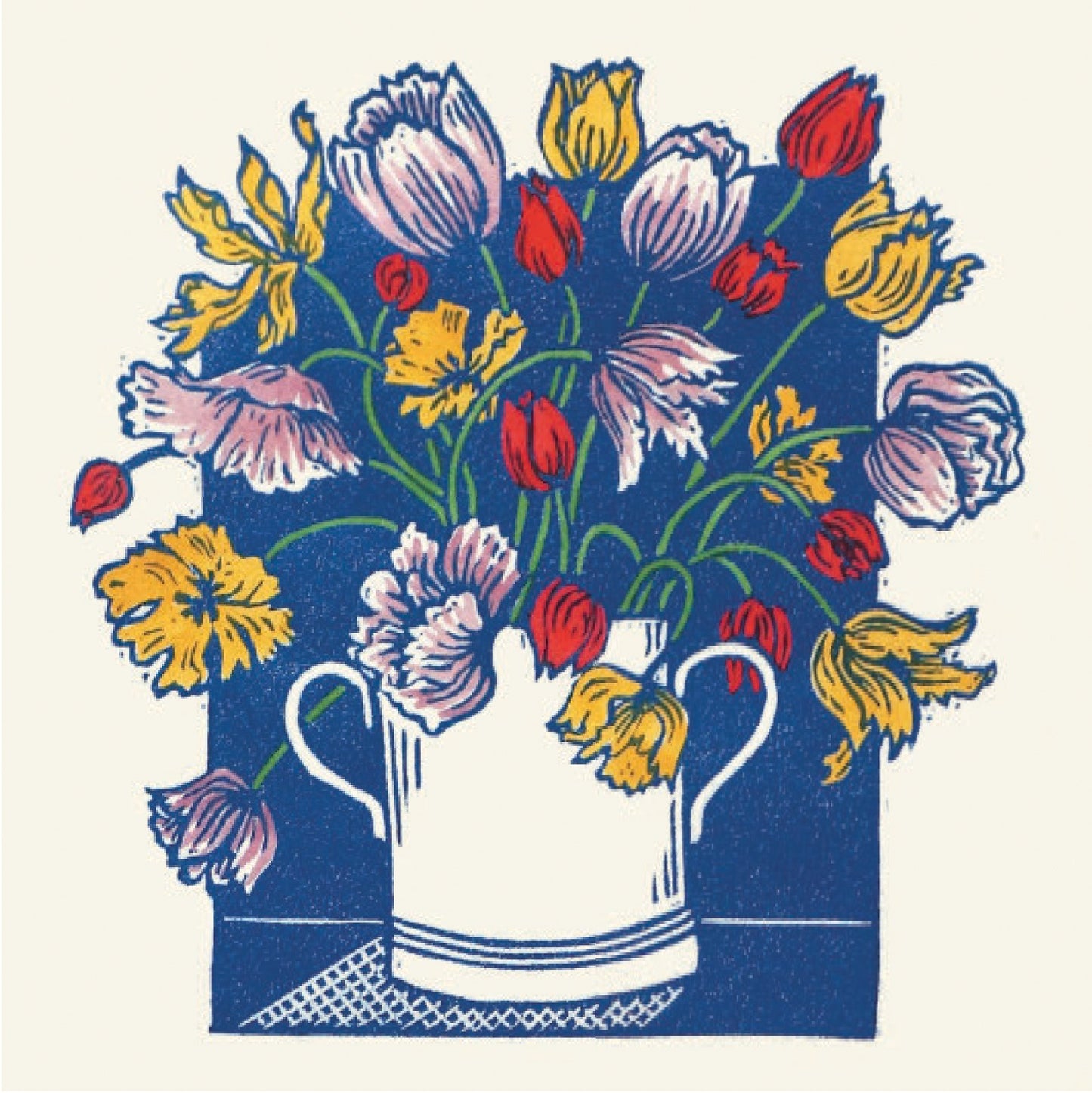 Heliotique Transferware Tulips