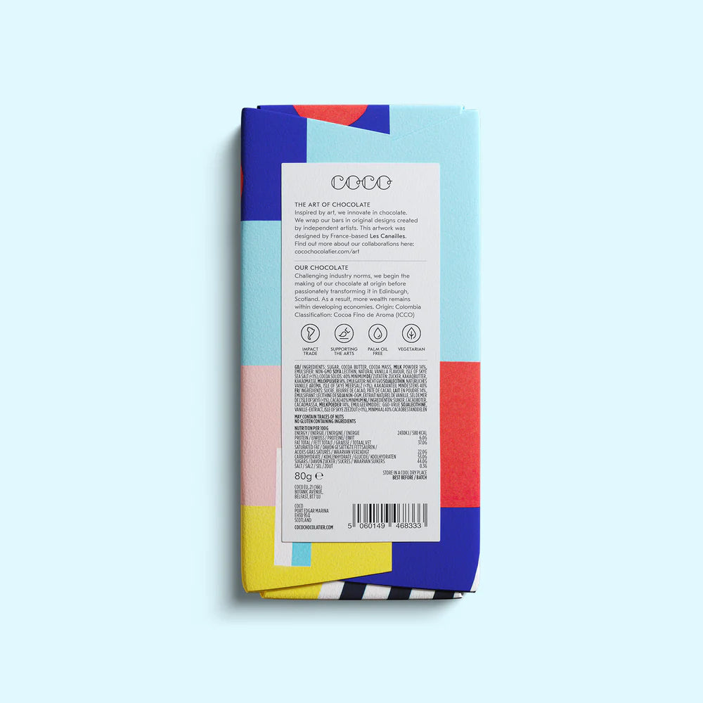 Heliotique Isle of Skye Sea Salt Milk Chocolate