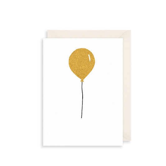 Heliotique | The Art File Gold Foil Balloon Card
