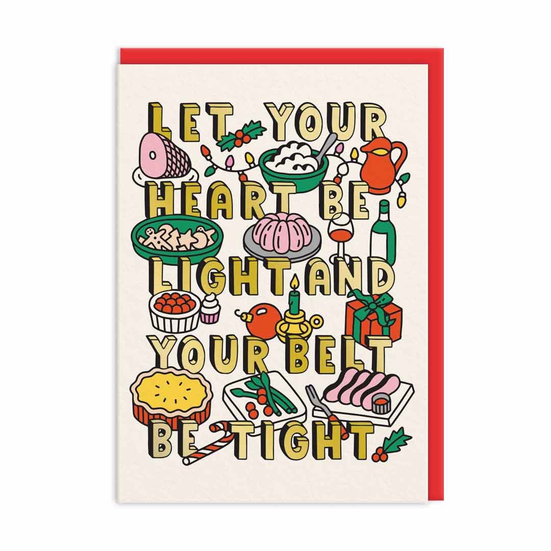 Heliotique | Ohh Deer Heart Light Belt Tight Card