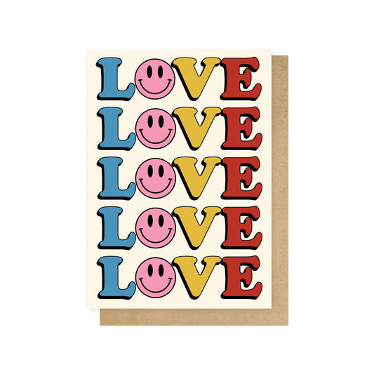 Heliotique Smiley Love Card