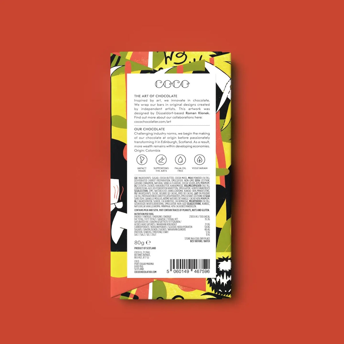 Heliotique Carrot Cake Milk Chocolate