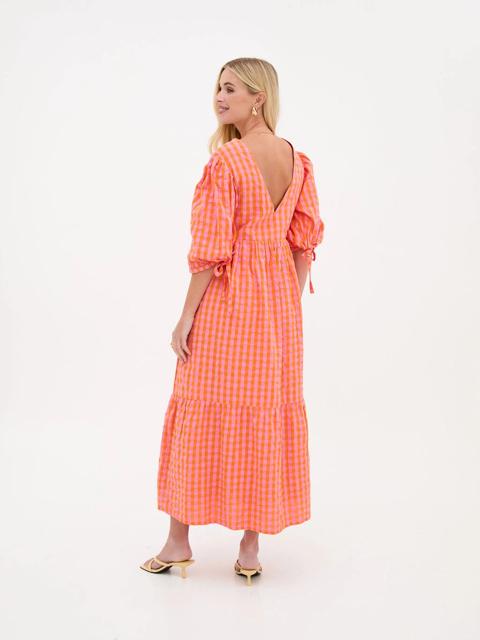 Heliotique Lina Check Dress