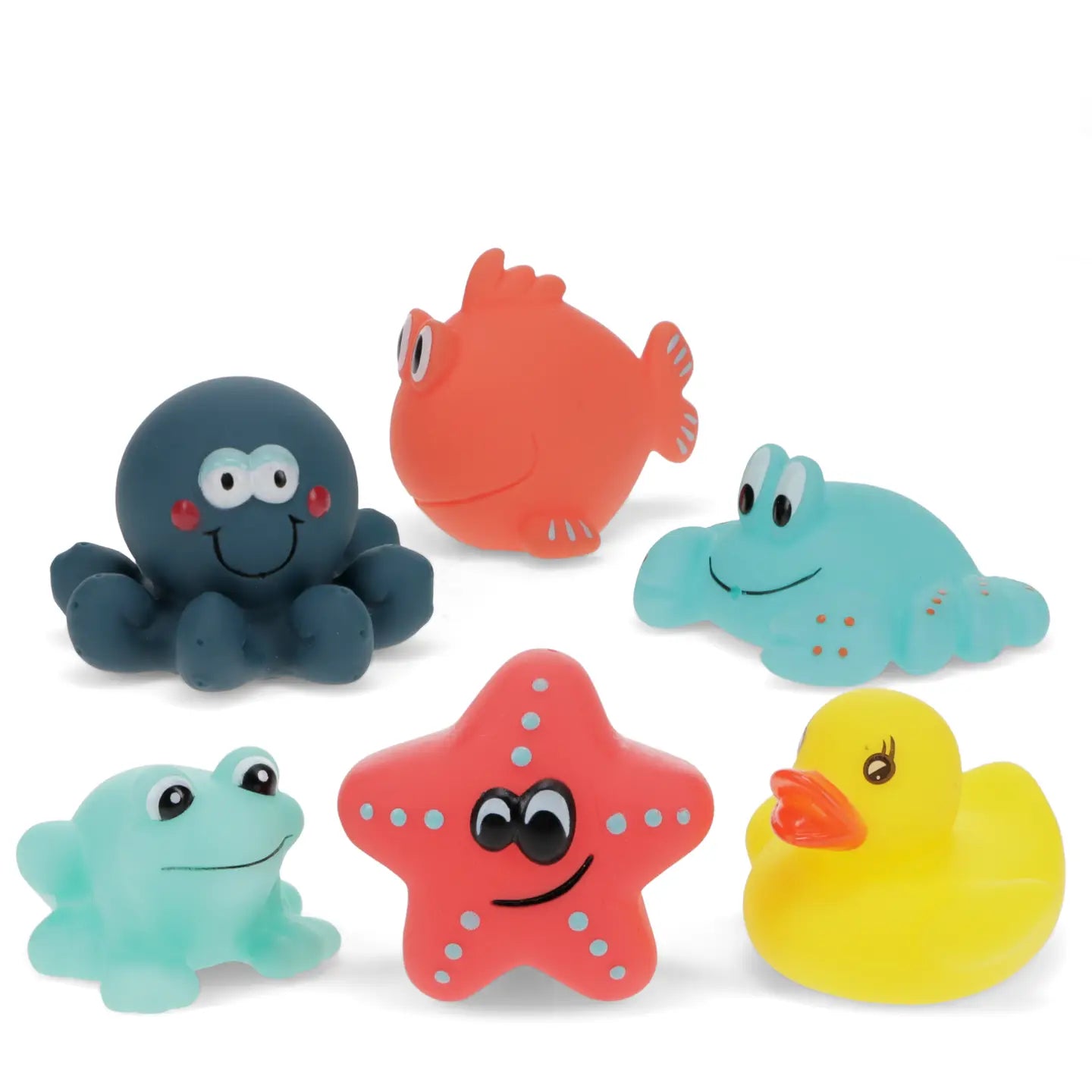 Heliotique Set of Bath Toys - Aquatic Animals