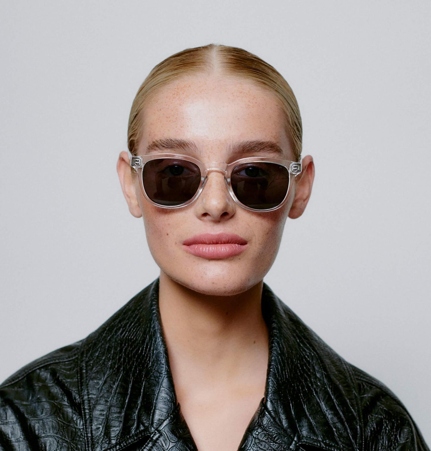 Heliotique | A.Kjaerbede Bate Sunglasses in Crystal