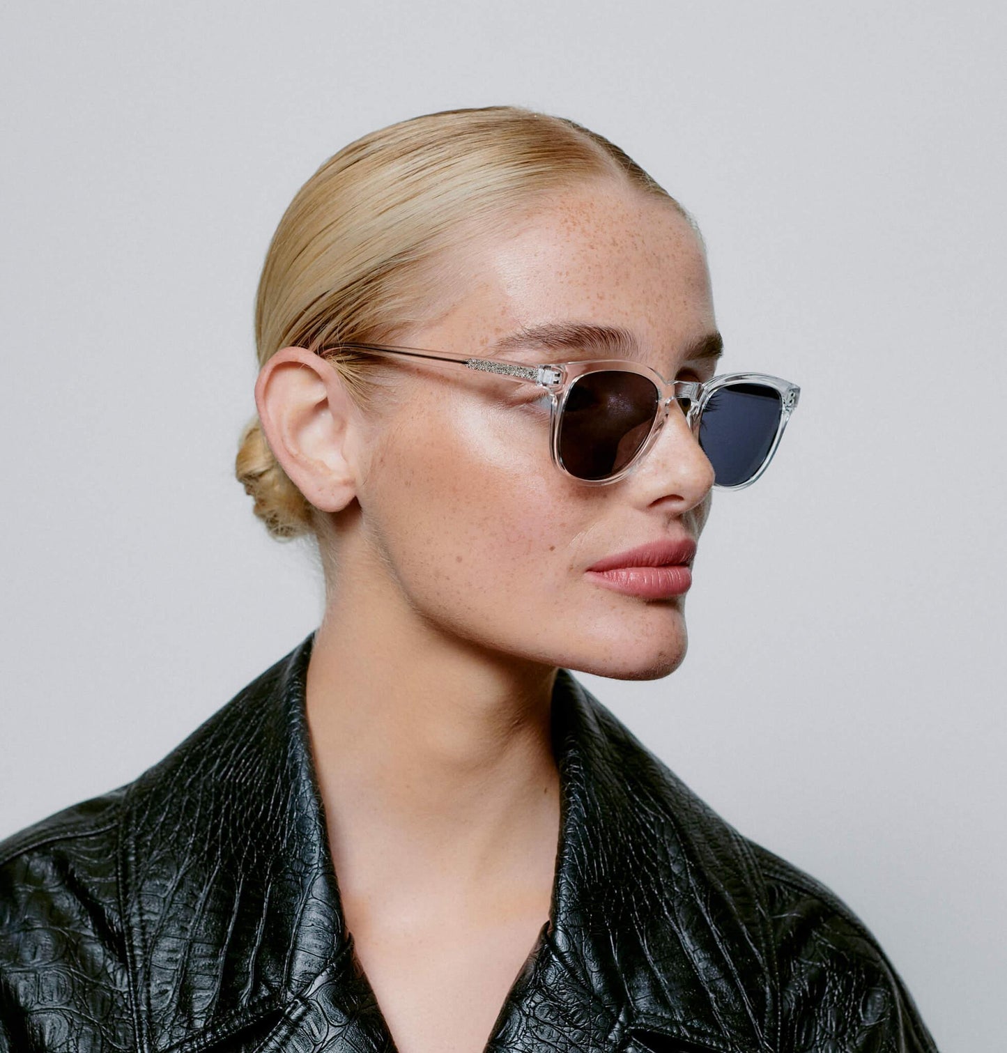 Heliotique | A.Kjaerbede Bate Sunglasses in Crystal